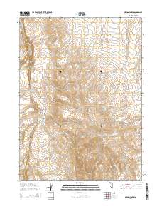 Oregon Canyon 2014 topographic map thumbnail