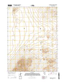 Mormon Dan Butte 2015 topographic map thumbnail