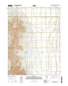 Rose Creek Mountain 2014 topographic map thumbnail
