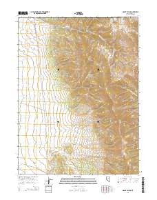 Mount Taylor 2014 topographic map thumbnail