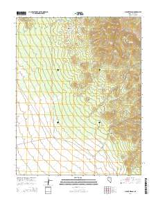 Mount Wilson 2014 topographic map thumbnail