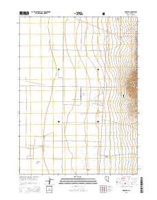 Orovada 2015 topographic map thumbnail