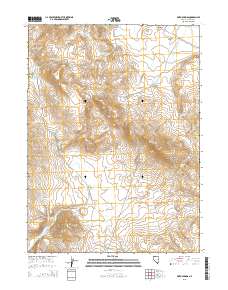 Pinto Springs 2015 topographic map thumbnail