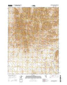 Ninemile Mountain 2014 topographic map thumbnail