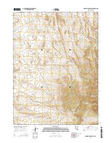 Ninemile Mountain SW 2014 topographic map thumbnail