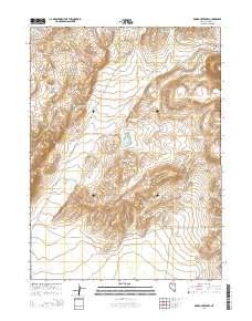 Rodeo Creek NW 2014 topographic map thumbnail