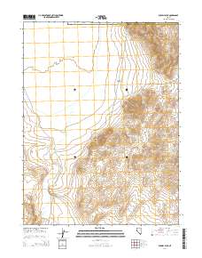 Russell Peak 2014 topographic map thumbnail
