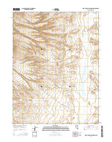 West of Coffin Mountain 2014 topographic map thumbnail