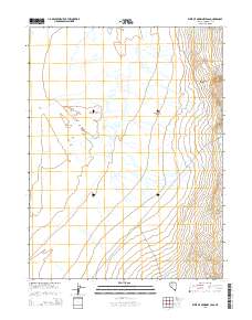West of McKinney Pass 2014 topographic map thumbnail