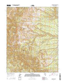 Parsnip Peak 2014 topographic map thumbnail
