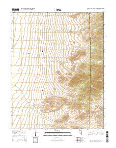 Quinn Canyon Springs NW 2014 topographic map thumbnail