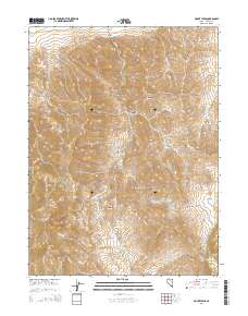 Mount Lewis 2014 topographic map thumbnail