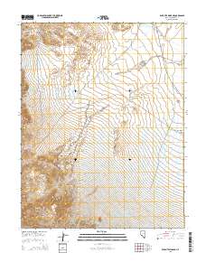 Rhyolite Ridge NE 2015 topographic map thumbnail