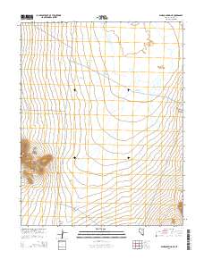 Pahroc Spring NE 2014 topographic map thumbnail