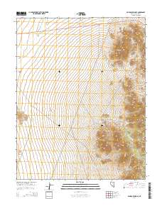 Pahroc Spring SE 2014 topographic map thumbnail