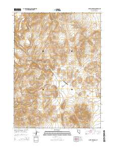 Paiute Meadows 2015 topographic map thumbnail
