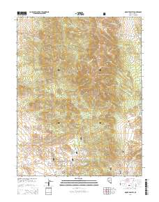 Mount Ardivey 2014 topographic map thumbnail