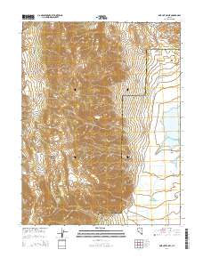 Pine Nut Valley 2014 topographic map thumbnail