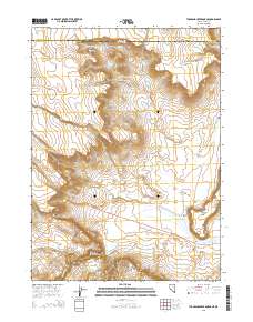 Thousand Creek Gorge 2015 topographic map thumbnail