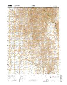 Shoshone Meadows NE 2014 topographic map thumbnail
