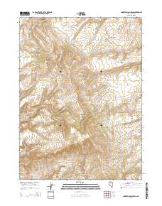 Snowstorm Mountain 2015 topographic map thumbnail