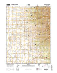 Walker Canyon 2014 topographic map thumbnail