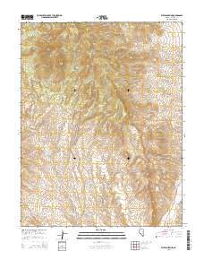 Weepah Spring 2015 topographic map thumbnail