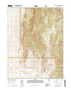 White Sage Canyon 2014 topographic map thumbnail