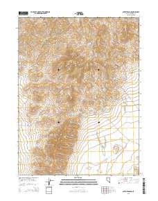 Seven Troughs 2015 topographic map thumbnail