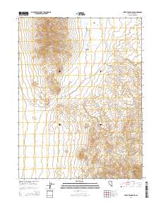 Seven Troughs SE 2014 topographic map thumbnail