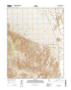 Silver Peak 2014 topographic map thumbnail