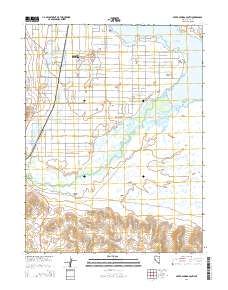 Silver Springs South 2014 topographic map thumbnail