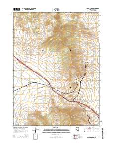 Silver Zone Pass 2014 topographic map thumbnail