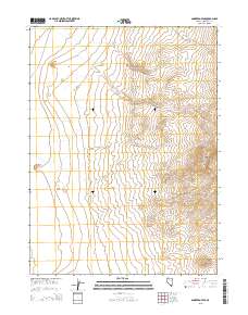 Sombrero Peak 2015 topographic map thumbnail