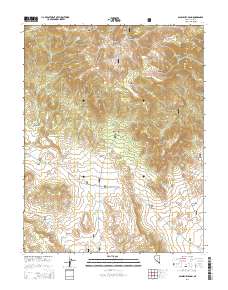Saulsbury Basin 2014 topographic map thumbnail