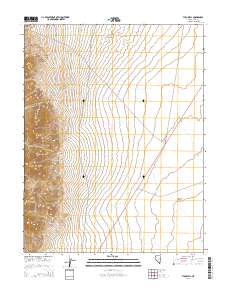 Tybo Well 2014 topographic map thumbnail