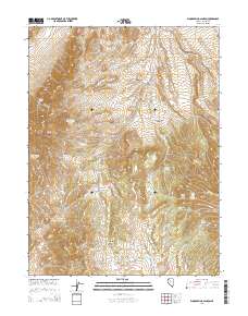 Wood Spring Canyon 2014 topographic map thumbnail