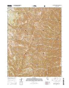 South Toiyabe Peak 2014 topographic map thumbnail