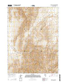 Welches Canyon 2014 topographic map thumbnail