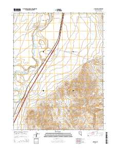 Oreana 2014 topographic map thumbnail
