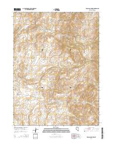 Toe Jam Mountain 2014 topographic map thumbnail
