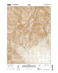 Holloway Mountain 2015 topographic map thumbnail