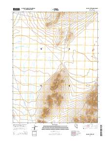 Delcer Buttes 2014 topographic map thumbnail