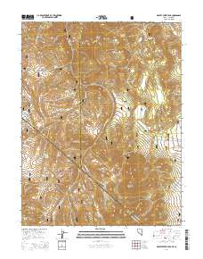 Desert Creek Peak 2014 topographic map thumbnail