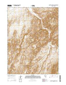 Manhattan Mountain NW 2014 topographic map thumbnail