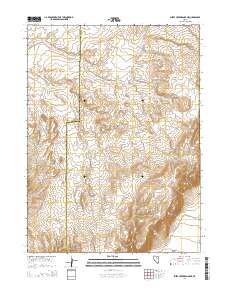 Sheep Creek Range NE 2014 topographic map thumbnail