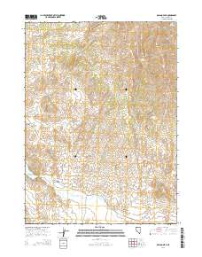 Delano Peak 2014 topographic map thumbnail