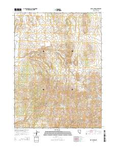 Dry Canyon 2014 topographic map thumbnail
