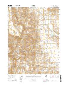 Melody Mountain 2014 topographic map thumbnail