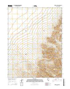 Bernice Canyon 2014 topographic map thumbnail